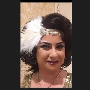 Gatsby style headpiece